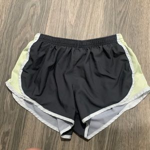 Varsity Gray and Yellow Shorts